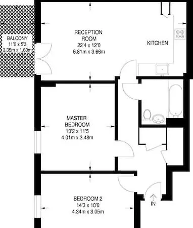 Luxury 2 Bedroom Apartment In Central London With Free Parking Exterior photo